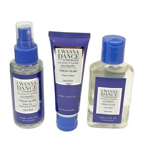 I WANNA DANCE WITH SOMEBODY FRESH GLAM MAKEUP REMOVER/TONER, FACE WASH & LOTION‎